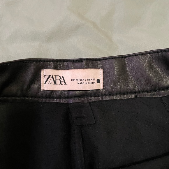 Zara Leather Pants - Picture 3 of 3